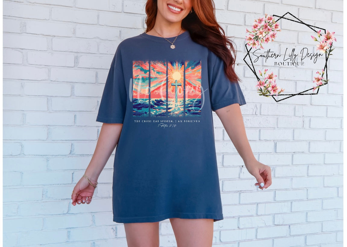 The Cross Has Spoken Comfort Colors T-Shirt