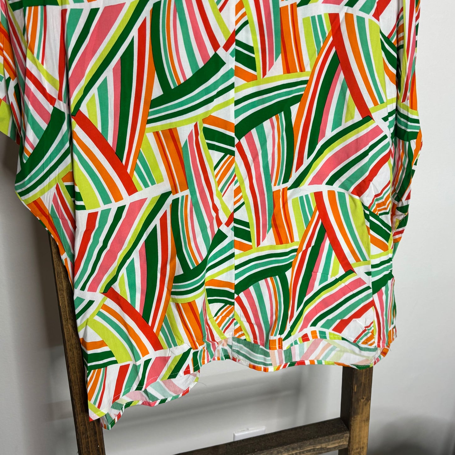 Bright & Breezy Color Pop Geometric Top