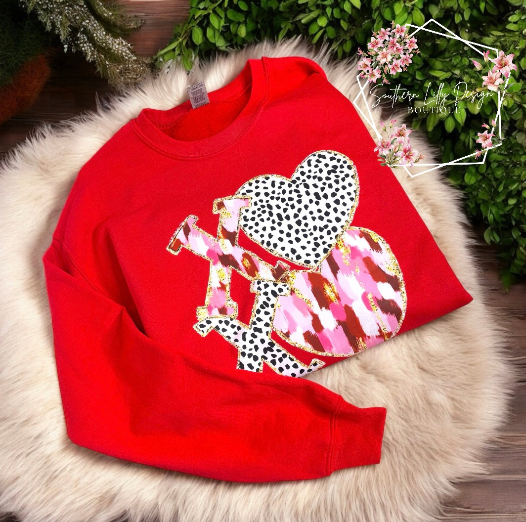 XOXO Valentines Crewneck Pullover