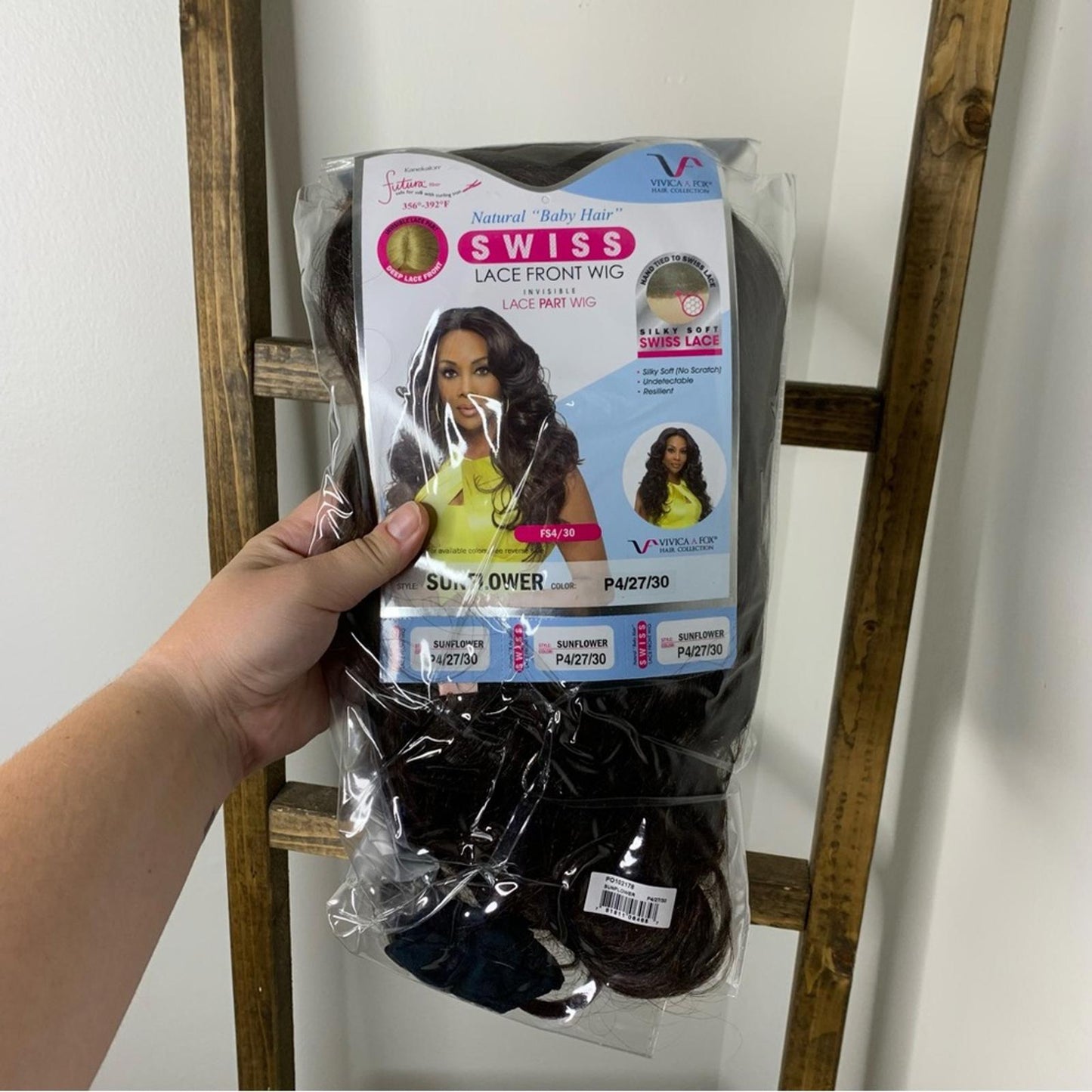 Vivica A Fox Hair Collection Sunflower Natural Baby Swiss Lace Front Wig