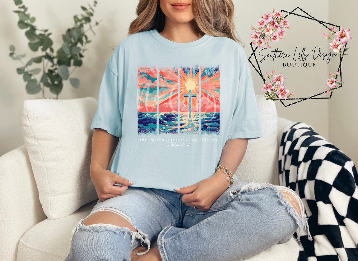 The Cross Has Spoken Comfort Colors T-Shirt