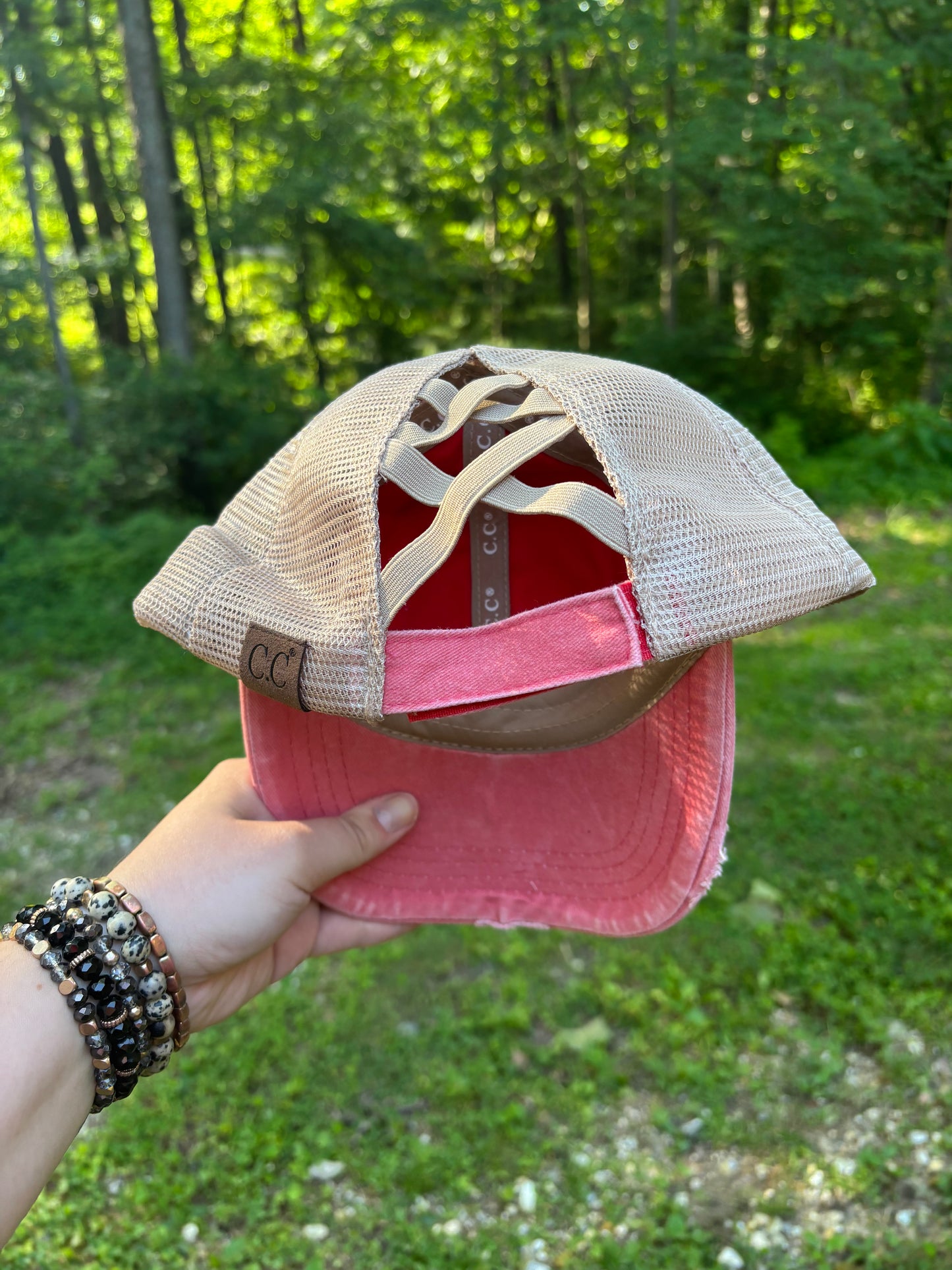 C.C Beach Please Criss Cross Baseball Cap