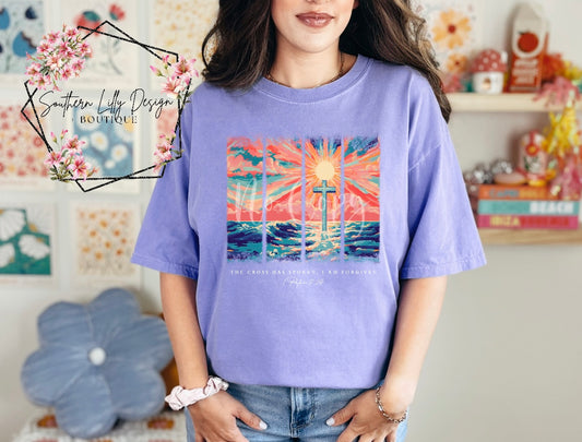 The Cross Has Spoken Comfort Colors T-Shirt