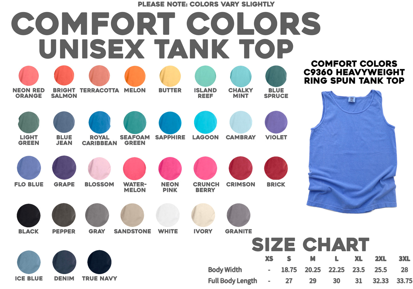 BUILD YOUR OWN Comfort Colors Tank Top