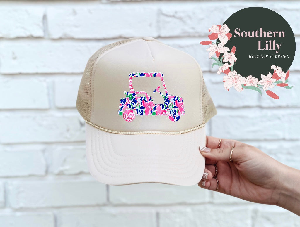 Golf Cart Otto Trucker Hat