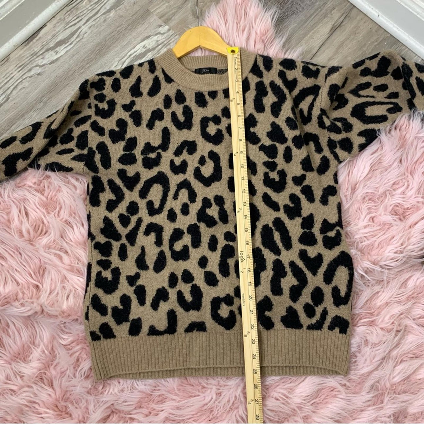 J. Crew Leopard Print Sweater Animal Print Pullover