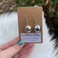 Silver Disco Ball Earrings