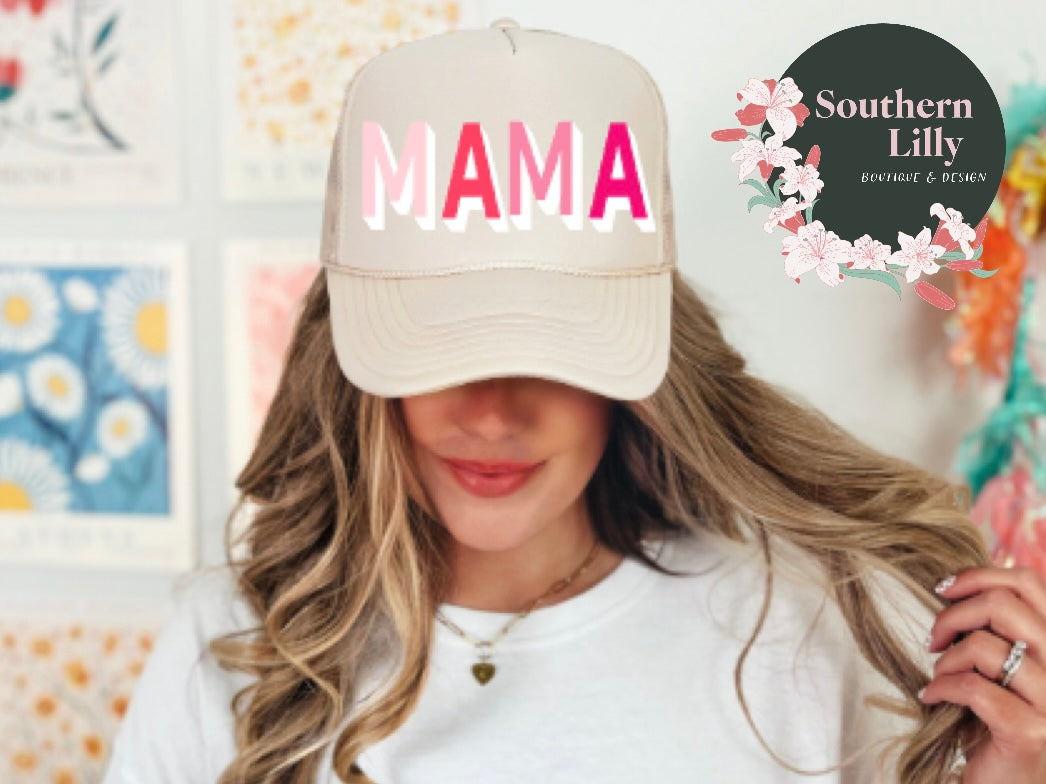 Mama Pink Version Otto Trucker Hat