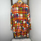 Grace + Emma Colorful Plaid Women's Dress