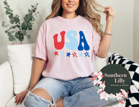 USA Stars Comfort Colors T-Shirt