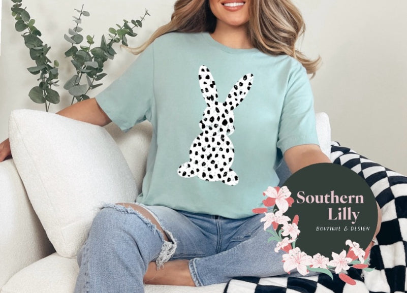 Bella Canvas Dalmatian Bunny T-Shirt