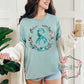 Teal Ribbon Ovarian Cancer Awareness Bella Canvas T-Shirt