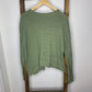 Easel Raw Edge Pullover Sweater S