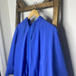 Easel Blue Poncho Zip Up Jacket S