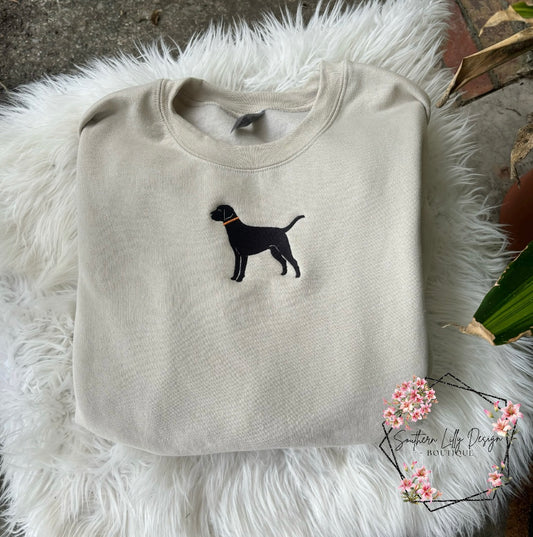 Labrador Embroidered Sweatshirt