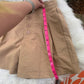 Easel Tan Pleated Shorts S