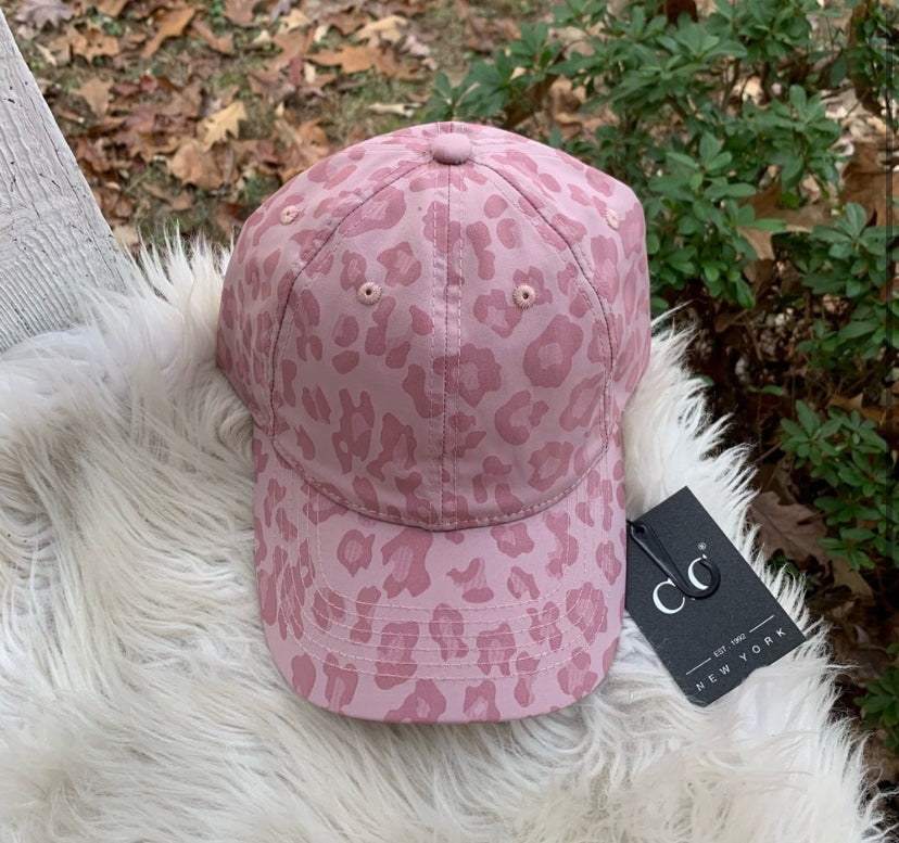 C.C Pink Leopard Hat