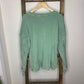 Easel Mineral Wash Light Green Sweatshirt S