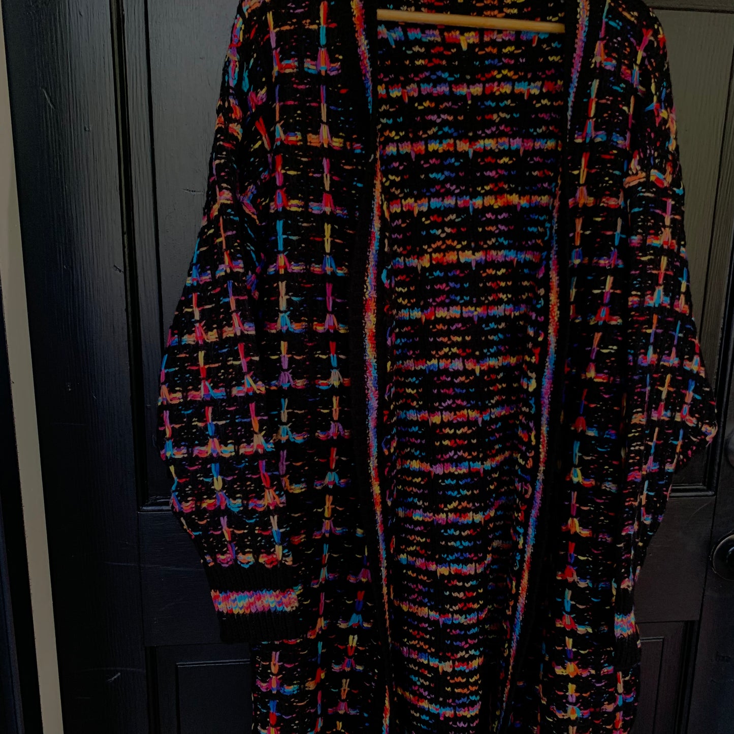 Colorful Crochet Cardigan