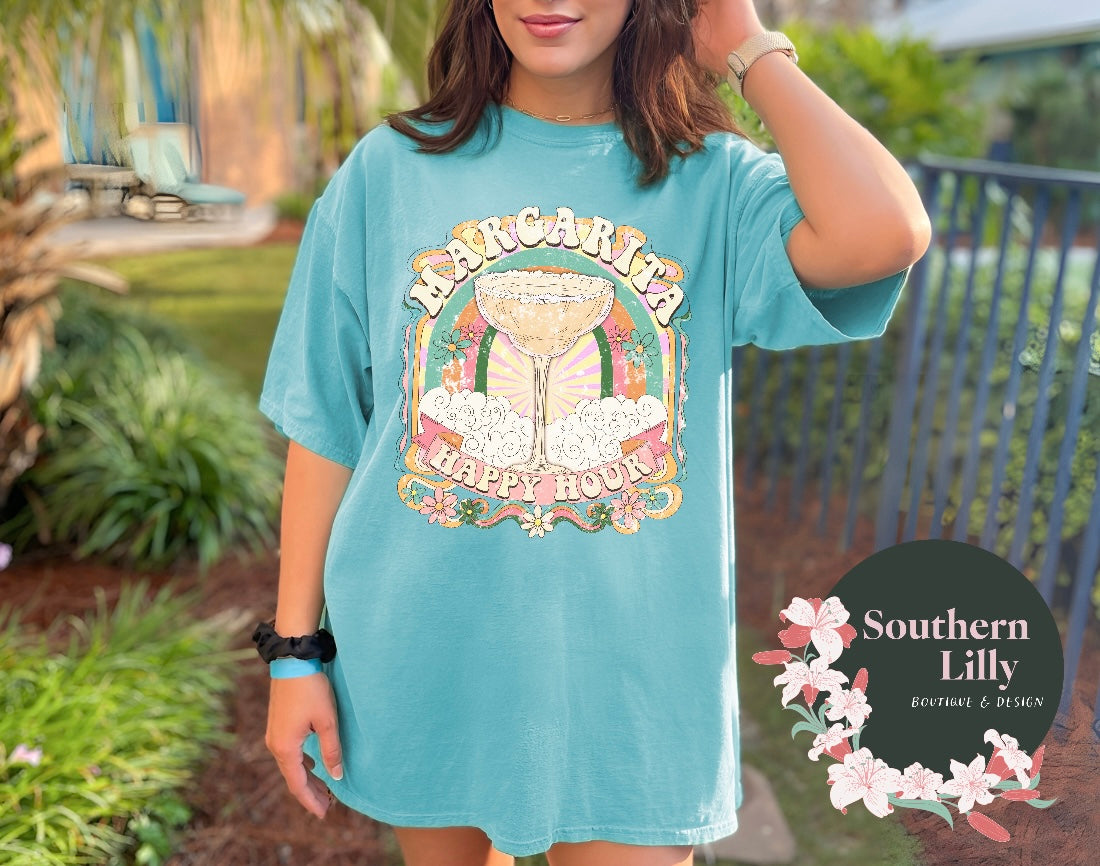 Margarita Happy Hour Comfort Colors T-Shirt