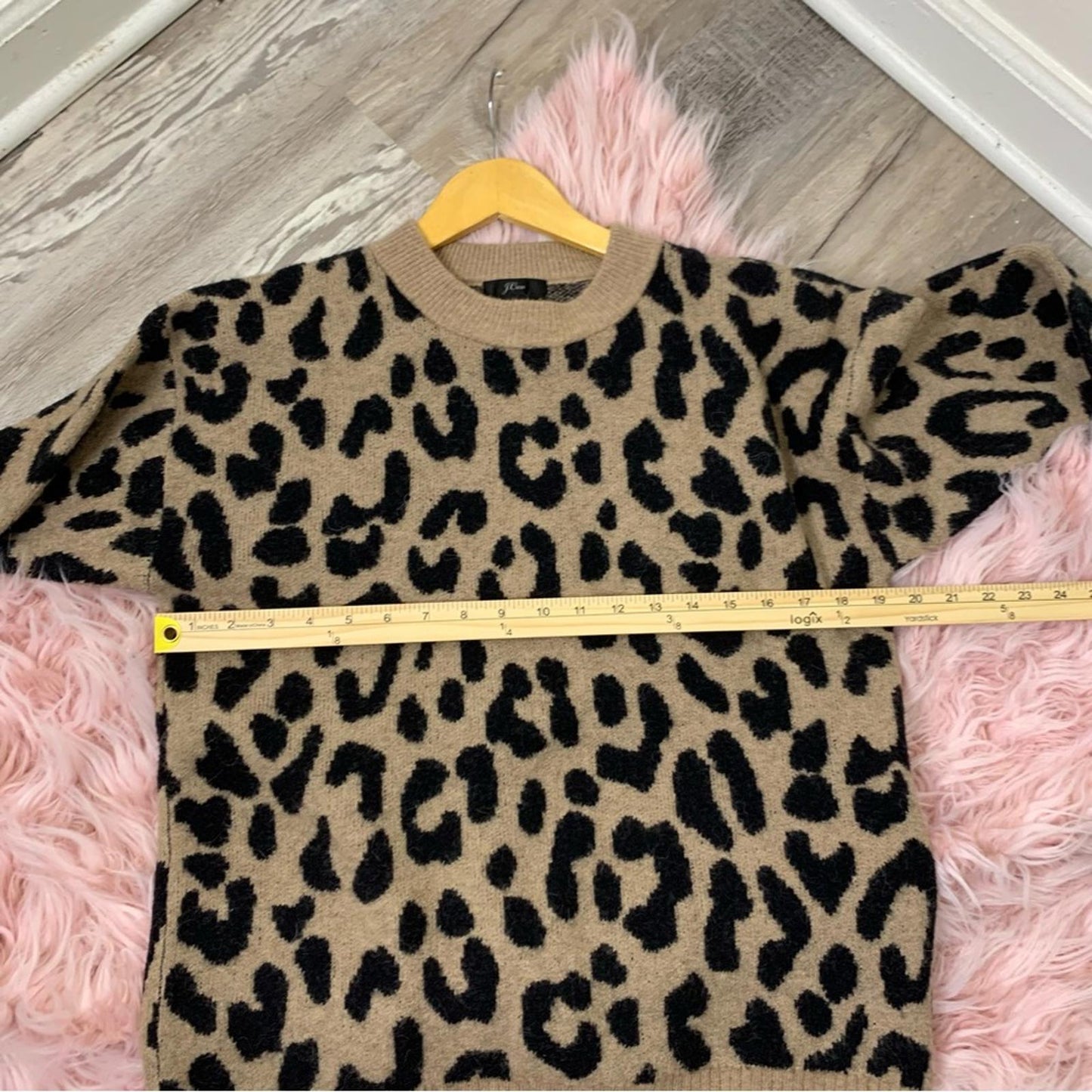 J. Crew Leopard Print Sweater Animal Print Pullover