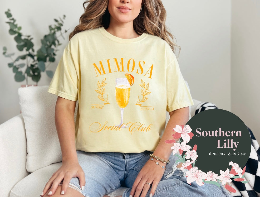 Mimosa Social Club Comfort Colors T-Shirt