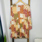 Easel Patchwork Mini Dress S