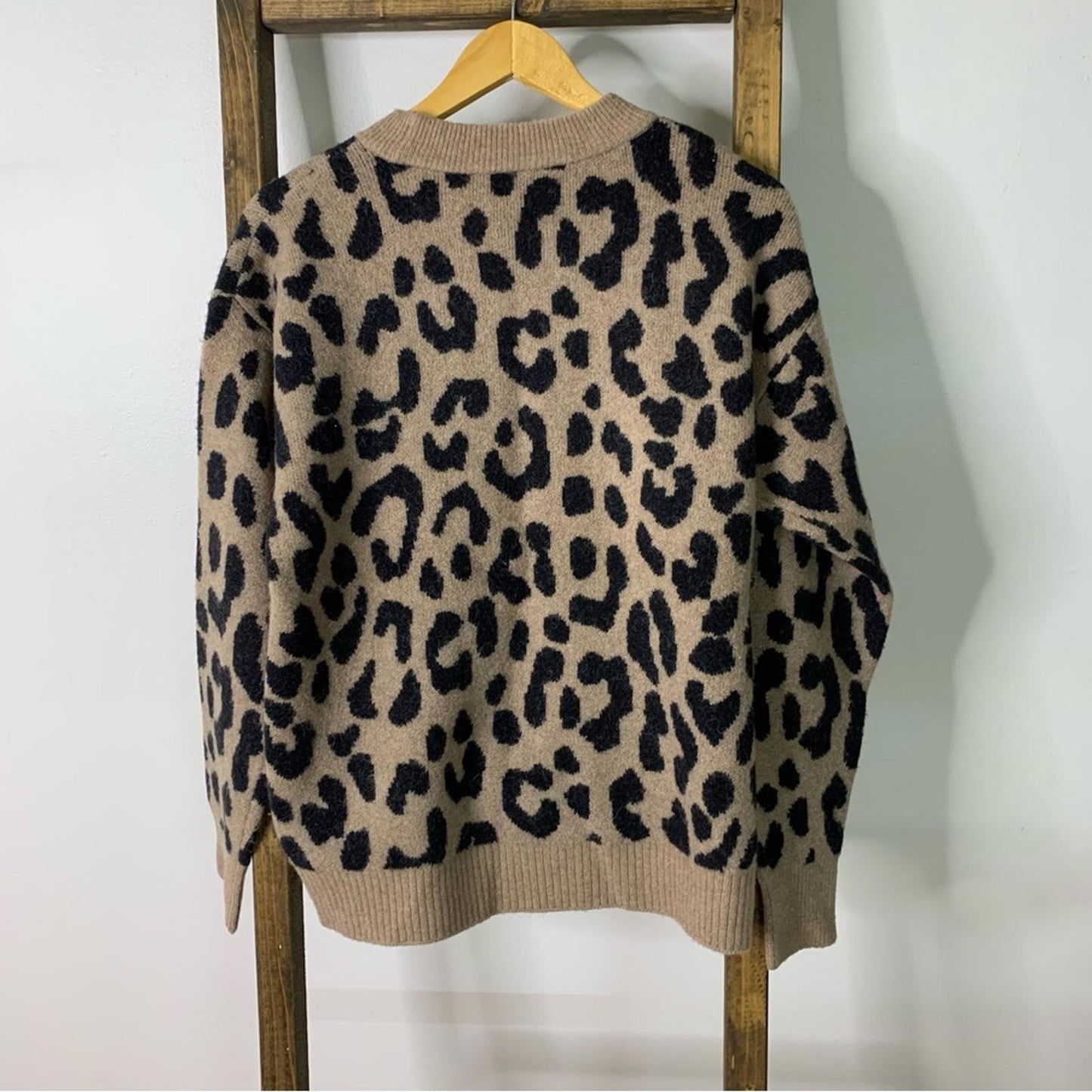 J. Crew Leopard Print Sweater Animal Print Pullover