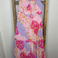 Easel Maxi Boho Patterned Dress S