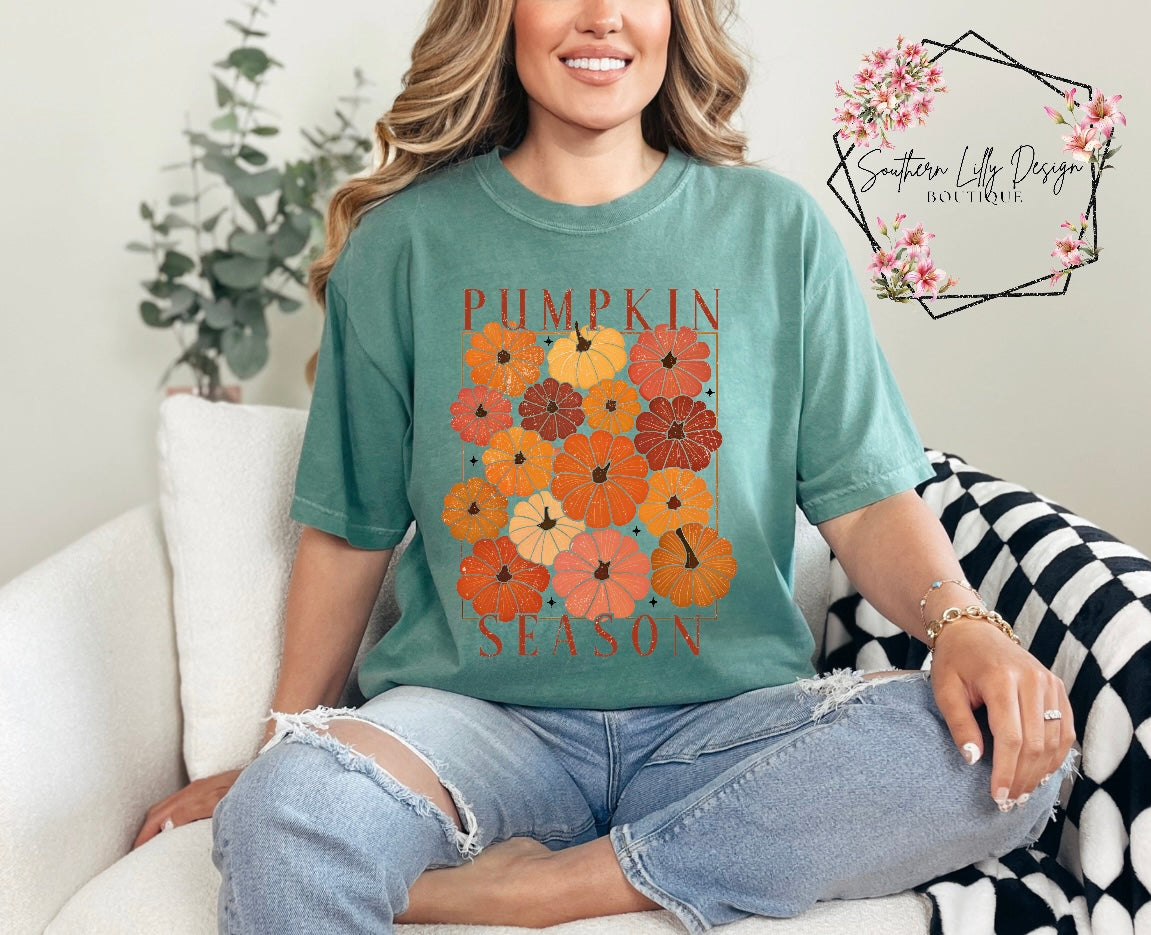 Pumpkin Season Pumpkins Comfort Colors T-Shirt