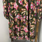 Dear Scarlett Olive Green Floral Shift Dress with Pink Blooms