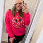 Retro Hearts Smiley Face Sweatshirt