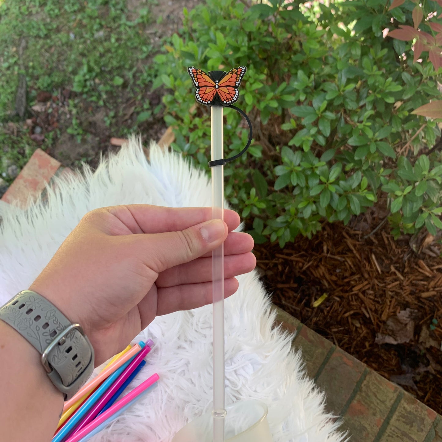 Butterfly Straw Topper