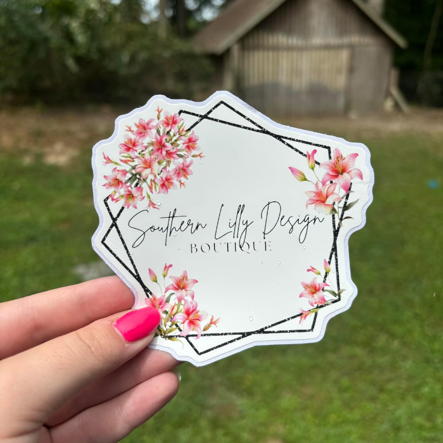 Southern Lilly Design 4” Sticker