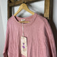 Easel Light Pink Long Sleeve Top S