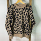 J. Crew Leopard Print Sweater Animal Print Pullover