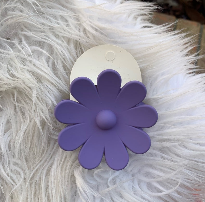 Plastic Flower Hair Clip (1 Piece)