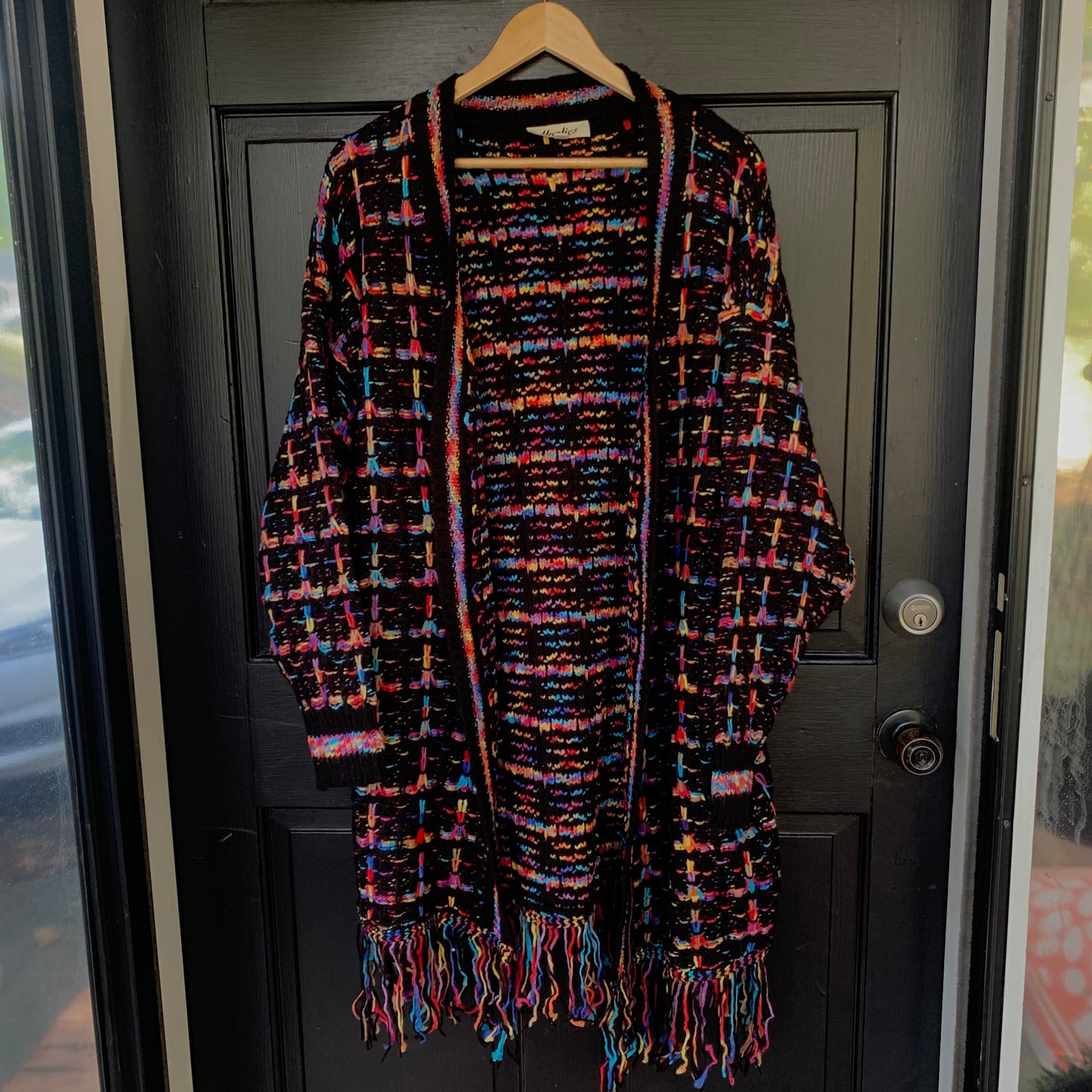 Colorful Crochet Cardigan