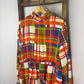Grace + Emma Colorful Plaid Women's Dress