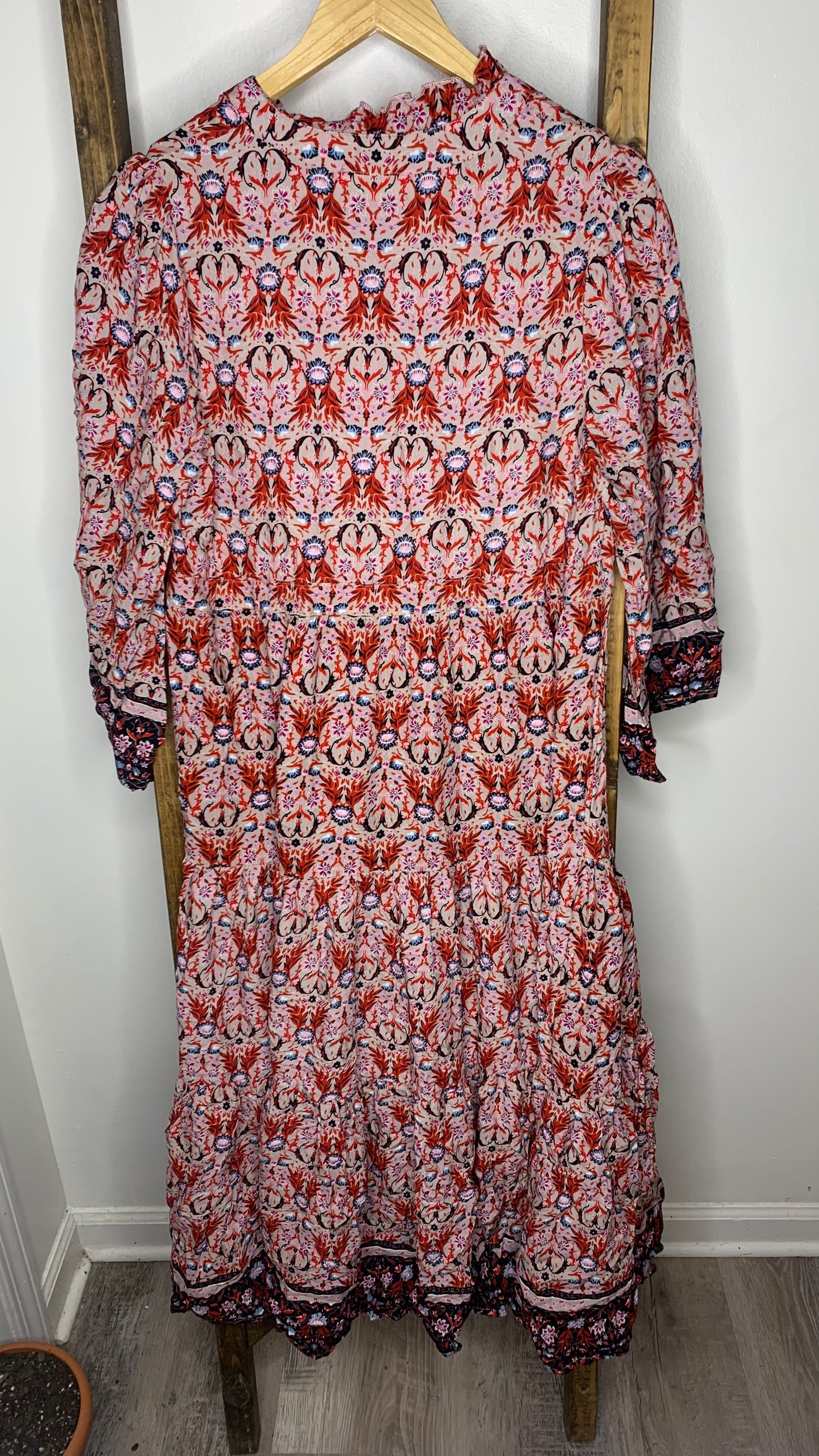 Easel Boho Print Maxi Dress S