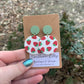 Strawberry Clay Earrings