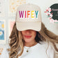 Wifey Block Font Otto Trucker Hat