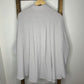 Easel Gray Button Down Tunic Top 1X