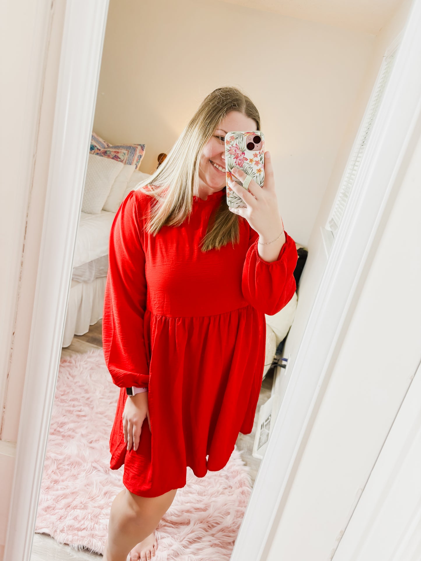 Beeson River Red Holiday Dress