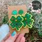 Shamrock Acrylic Earrings