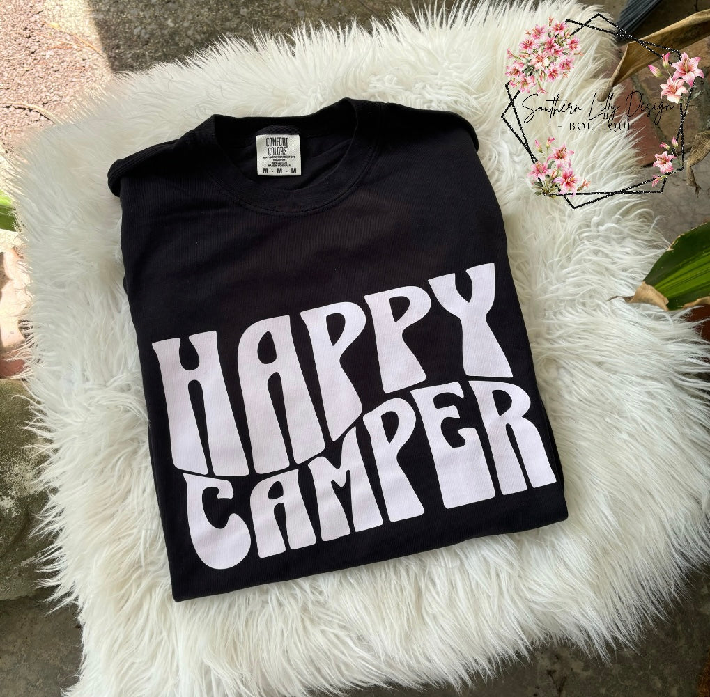 Happy Camper Comfort Colors T-Shirt