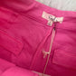 Easel Pink Pleated Shorts S