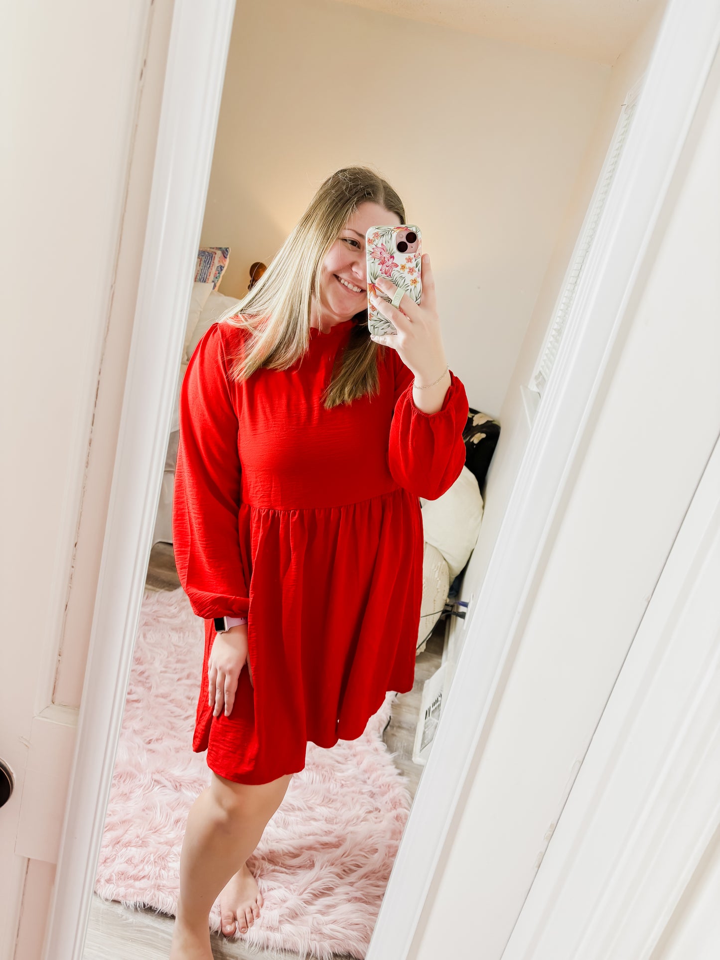 Beeson River Red Holiday Dress