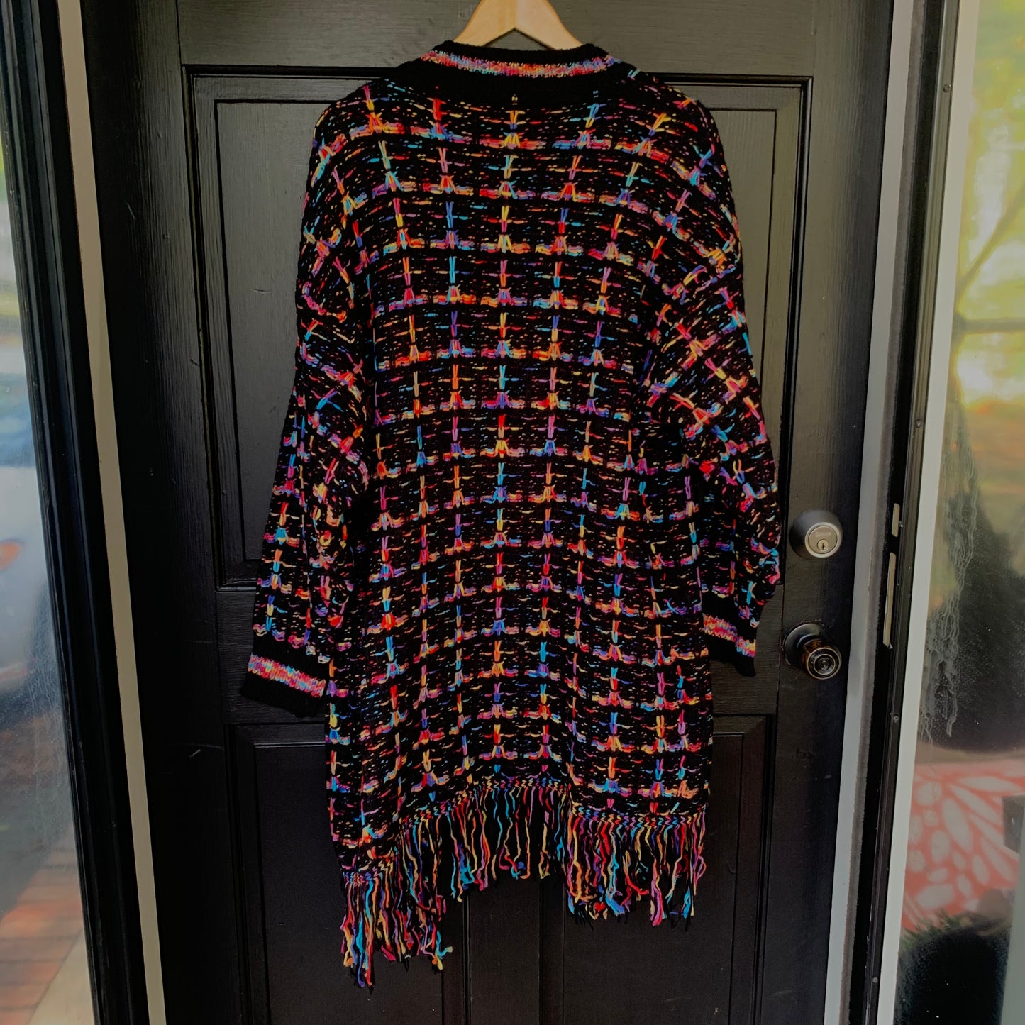 Colorful Crochet Cardigan