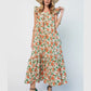 Easel Tropical Printed Maxi Dress S